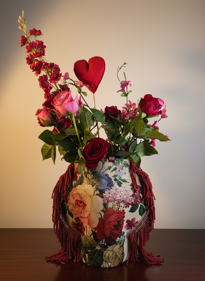 FLOWERS FRINGE - S | VITU VASE COVER