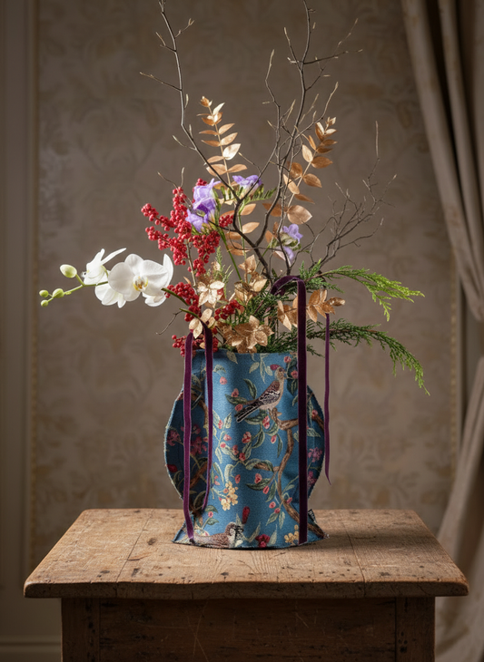 X BLUE - S | VITU VASE COVER